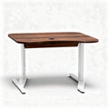 Electric standing desk with adjustable height and wooden desktop 120 x 60 x 75cm